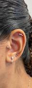 Porter Lyons Open Curve 3 Diamond Threaded Flat Back Earring | .3GMS .07CT | Single Review