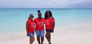Zoe and Eve Delta Sigma Theta 1913 Off Shoulder Tee Review
