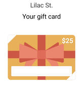 Lilac St.  Lilac St. Gift Card Review