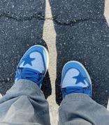 AOKLOK High Street Cowboy Star Patchwork Blue Sneakers Review