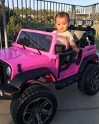 Kids Car Sales Big 2-Seat Beach-Cruiser 12v Kids Ride-On SUV w/ Remote - Pink Review