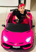 Kids Car Sales Lamborghini Aventador SVJ 12v Kids Ride-On Car w/ Remote - Pink Review