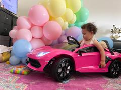 Kids Car Sales Lamborghini Aventador SVJ 12v Kids Ride-On Car w/ Remote - Pink Review
