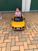Kids Car Sales Audi R8 Licensed Yellow 12v Ride-On Kids Car Review