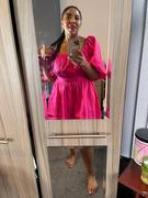 SETSOFRAN London Pink Poplin Dress Puff-sleeved Review