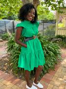 SETSOFRAN London Green Poplin Dress Review