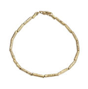 Rococo Jewellery Gold Textured Tunnel Bracelet Review