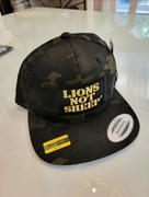 Lions Not Sheep Lions Not Sheep OG Hat (Black Camo / Gold) Review