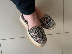 Shoeq Micro Espadrille Wedge in Dark Leopard Review