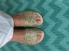 Shoeq Summer Espadrille in Gold Glitter - Outlet item Review
