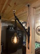 Nostalgicbulbs.com Antique Brass Dimming Hanging Black Cloth Cord Lamp Review