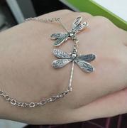 romanticwork Silver Dragonfly Anklet Sterling Silver Anklet Kissing Dragonflies Review