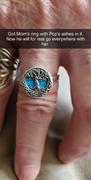 romanticwork Tree of Life Urn Ring for Ashes Sterling Silver Abalone Shell Tree of Life Cremation Jewelry for Ashes Memory Jewelry Review