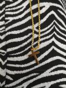 romanticwork Cross Necklace for Men Mens Necklace Small Silver Cross Pendant Gift for Men Brother Review