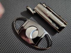 Case Elegance - give the gift of Elegance Cigar Accessory Kit Polished Gunmetal Finish Cutter & Torch Lighter Review