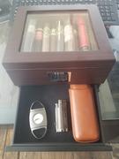 Case Elegance - give the gift of Elegance Premium Gunmetal Accessory Bundle - Cigar Cutter, Torch Lighter, Travel Case Review