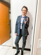 SuitShop Women's Textured Gray Suit Pants Review
