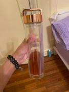 Pinky Up Tea Dylan Rose Gold Glass Travel Infuser Mug Review