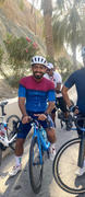 Souke Sports Souke Men's  Pro Team Race Fit Cycling Jersey-CS1106-Red-Blue Review