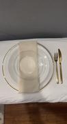 Urquid Linen Klasik - Glass Charger Plate in Champagne Gold (Item # 0241) Review