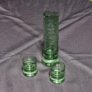 MUSUBI KILN Hirota Green Bamboo 3-Piece Edo Glass Sake Set Review