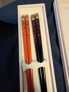 MUSUBI KILN Fukunishi Sobe Pine, Bamboo and Plum Aizu Lacquerware Set of Two Pairs of Chopsticks 23cm/9in and 21cm/8.3in Review