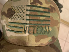 Eagle Six Gear Officially Licensed Multicam Veteran Flag Flexfit Hat Review