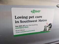 The Rover Store ‘Pet Care’ Neighborhood Promo Car Door Magnet Review