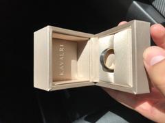 KAVALRI Custom Rounded Black Zirconium and Rose Gold Inlay Wedding Ring Review