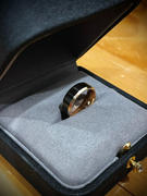 KAVALRI The Vanguard Black Zirconium with Gold Inner Sleeve Bevelled Wedding Ring Review