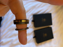 KAVALRI Women's Low Dome Black Zirconium Comfort Fit Wedding Ring (AC) Review