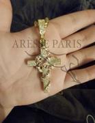 ARÈSSE PARIS Pendentif / SNAKE CROSS - Argent Review