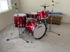 musicforall.biz Ludwig Classic Maple Red Sparkle Jazzette 14x18_8x12_14x14 Bop Kit Drums | Special Order | Authorized Dealer Review