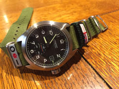 WatchObsession Premium NATO Watch Strap in GREEN with Brushed Hardware Review