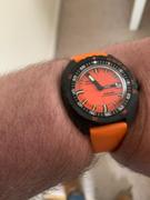 WatchObsession Hirsch PURE Natural Rubber Watch Strap in Orange Review