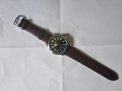 WatchObsession Hirsch OSIRIS Calf Leather Watch Strap in BROWN Review
