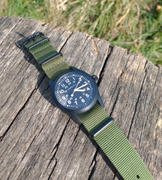 WatchObsession NATO Watch Strap in GREEN with PVD Buckle and Keepers Review