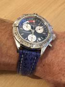 WatchObsession Breitling-Style Shark Deployment Watch Strap in NIGHT BLUE Review