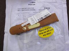 WatchObsession Di-Modell NATURAL Anti-Allergic Leather Watch Strap in HONEY Review