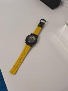 WatchObsession Hirsch Performance ROBBY Sailcloth Effect Watch Strap in BLACK / YELLOW Review