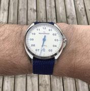 WatchObsession MELANGE PERLON Braided Watch Strap & Buckle in DEEP BLUE Review