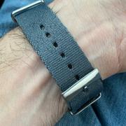 WatchObsession Premium NATO Watch Strap in GREY with Brushed Hardware Review