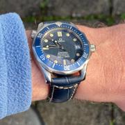 WatchObsession Morellato GUTTUSO Alligator-Embossed Leather Watch Strap in BLUE Review