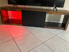 Bestier Modern TV Stand with LED Lights Review