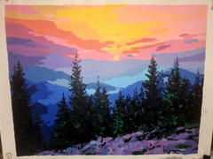 Paint Plot Australia Misty Mountain Sunrise kit Review