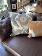 eCowhides Palomino and White Cowhide Pillow Review