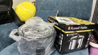 Jashanmal Russell Hobbs Rice Cooker With Steamer 1.8 Litre Stainless Steel 700W - 19750 Review