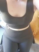 Bamae Courage Ribbed Seamless Sports Bra & Leggings Set - Charcoal Review