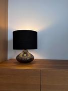 KANADEMONO Glass × Fabric　Round Table Lamp Review