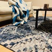 by KANADEMONO Eclectic Diamond Rug - Navy　160×220 Review